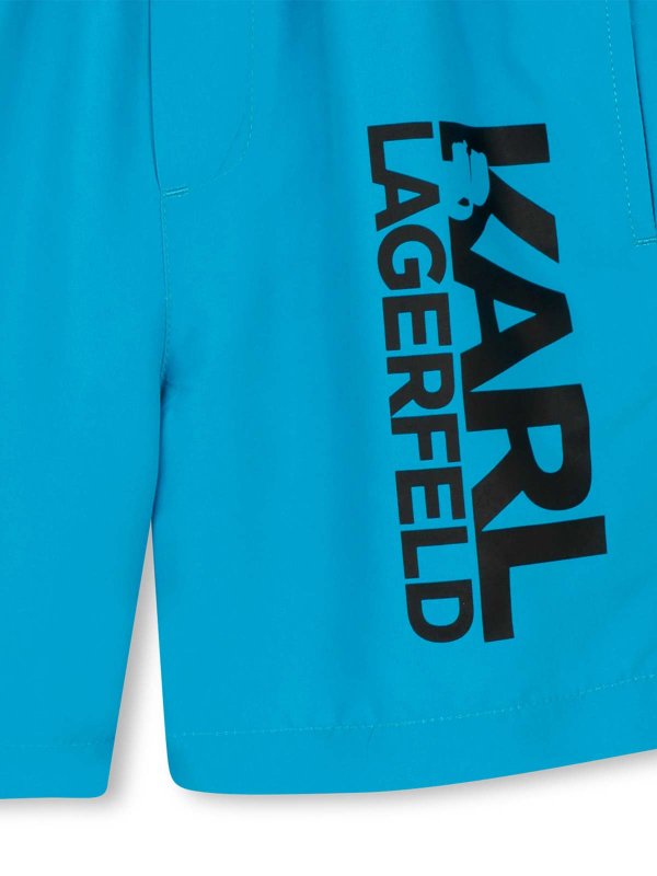 The Best Shops KARL LAGERFELD: 水着 - スイムショーツ/スイムトランクス - ライトブルー