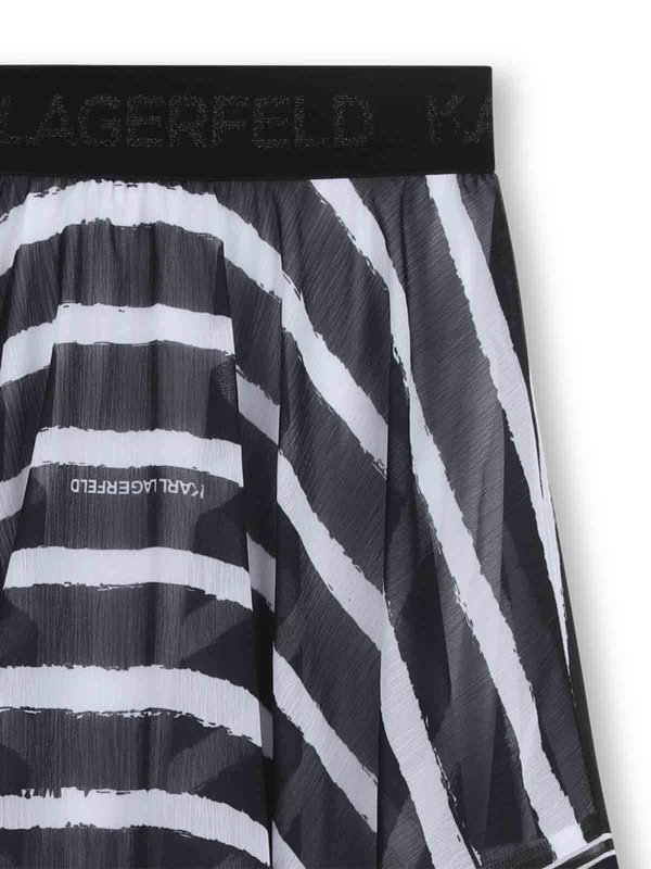 The Best Shops KARL LAGERFELD: Knielange und Midi Röcke - Midirock - Weiß