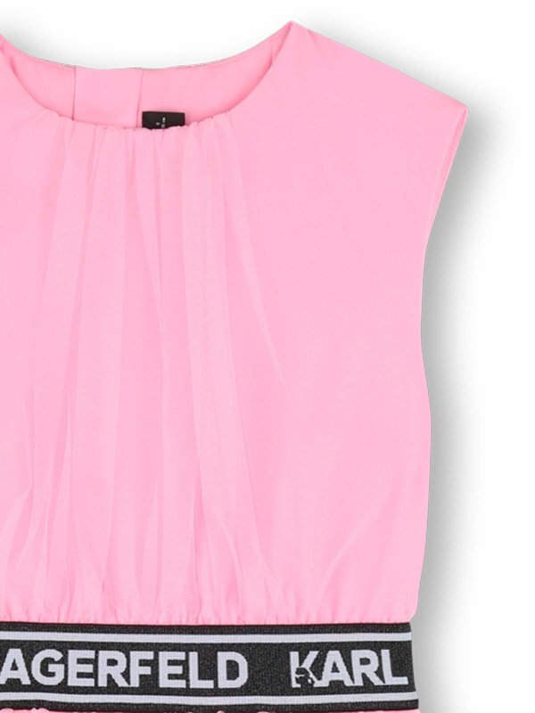 The Best Shops KARL LAGERFELD: ニーレングスドレス - 膝丈ドレス - ピンク