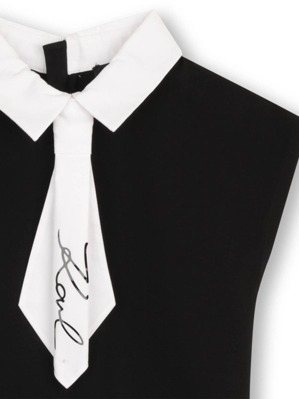 The Best Shops KARL LAGERFELD: ニーレングスドレス - 膝丈ドレス - 黒