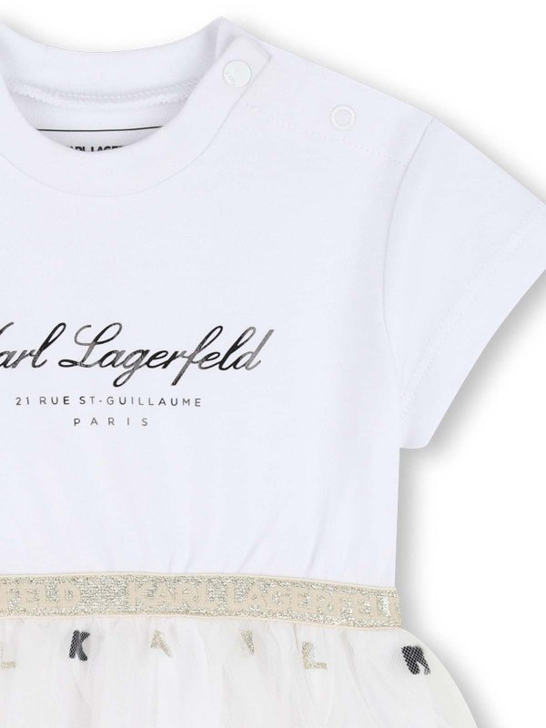 The Best Shops KARL LAGERFELD: Knielange und Midi Röcke - Midirock - Weiß