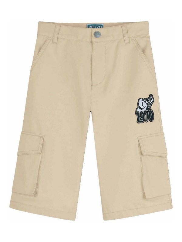 KENZO: Shorts - Shorts - Beis