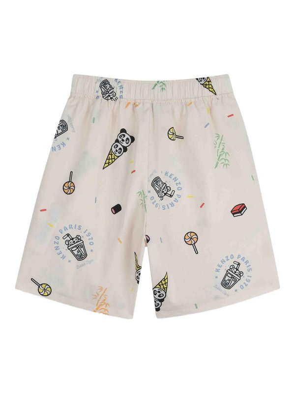 KENZO: Trousers Shorts online - Bermuda With Print