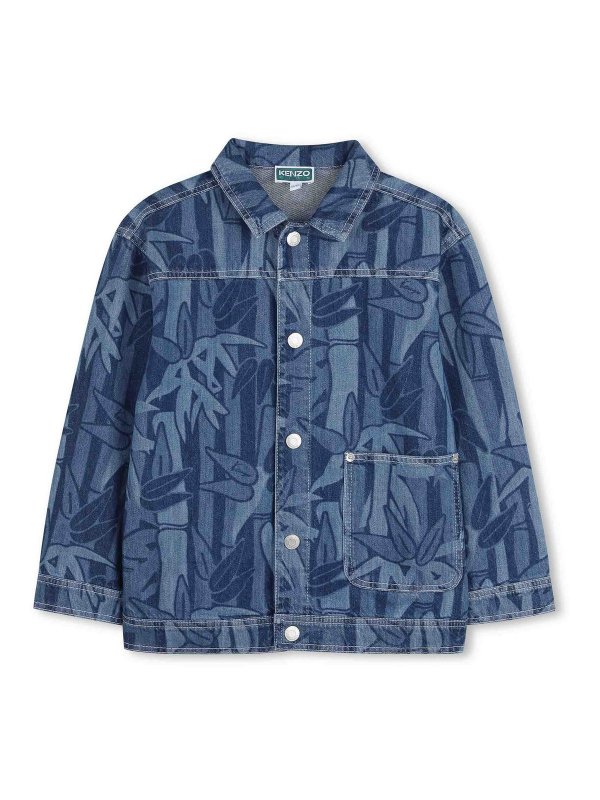 KENZO: Jeansjacken - Jeansjacke - Blau