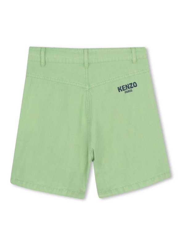 KENZO: pantaloni shorts online - Bermuda In Cotone