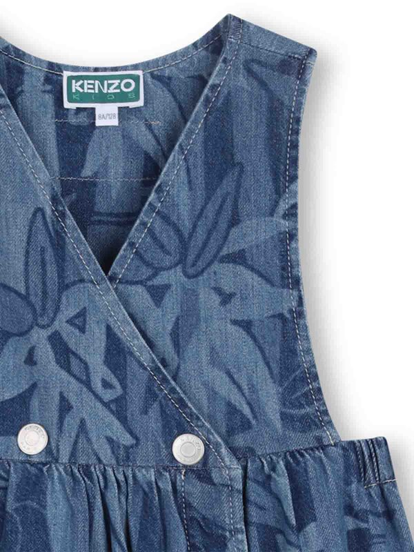 The Best Shops KENZO: ニーレングスドレス - 膝丈ドレス - ブルー