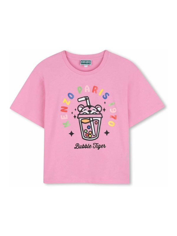 KENZO: T-shirts - T-Shirt - Rosa