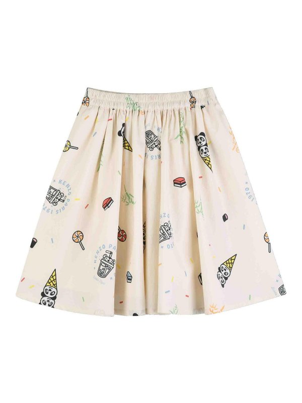 KENZO: Jupes midi et au genou - Jupe Midi - Beige