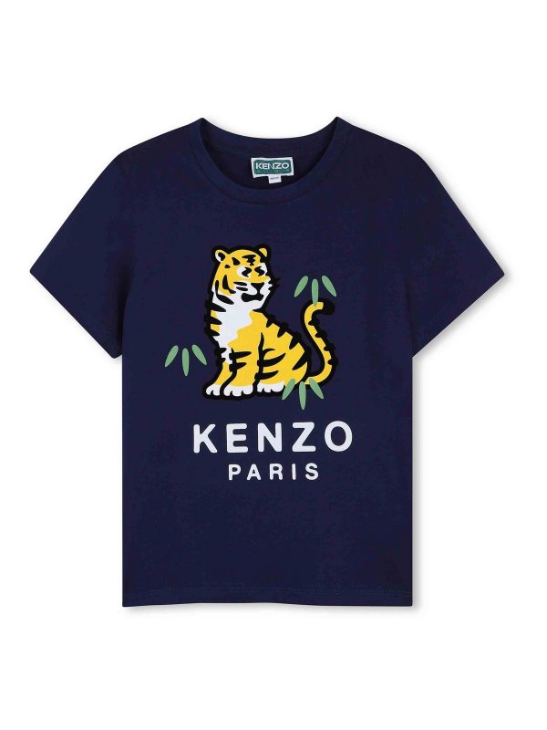 KENZO: T-shirts - T-Shirt - Blau