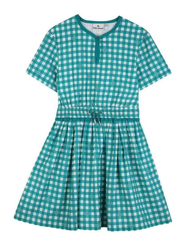 KIDS AROUND: Knielange Kleider - Knielanges Kleid - Grün