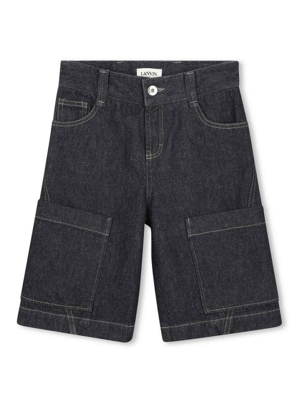 LANVIN: Shorts - Shorts - Azul