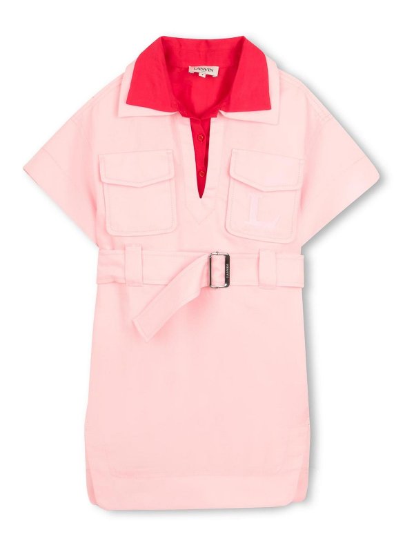 LANVIN: ニーレングスドレス - 膝丈ドレス - ピンク