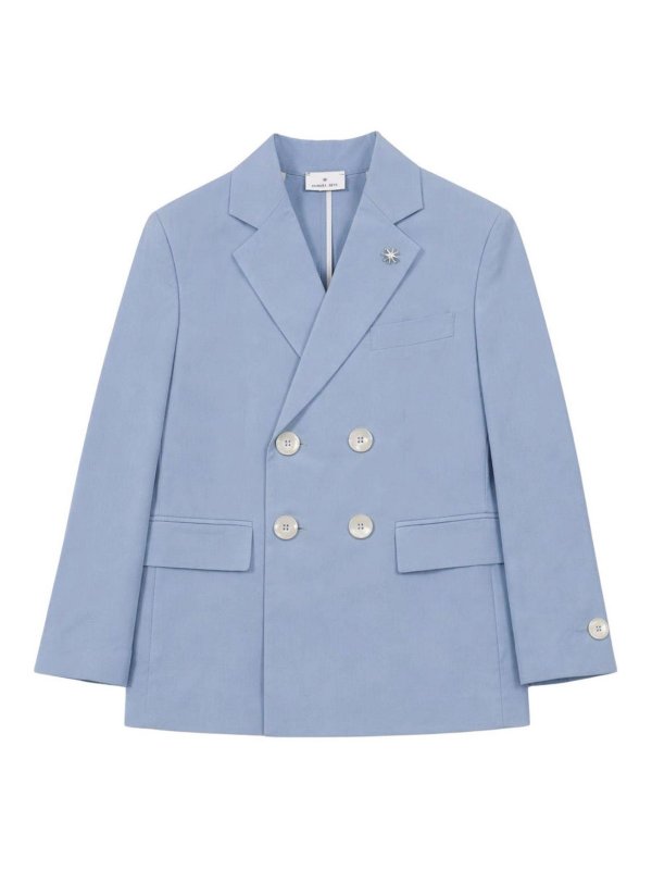 MANUEL RITZ : Vestes de costume - Blazer - Bleu Clair