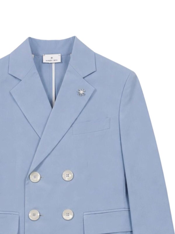 The Best Shops MANUEL RITZ : Vestes de costume - Blazer - Bleu Clair
