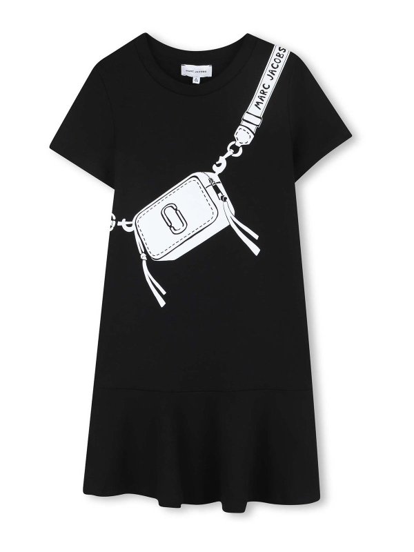 marc jacobs shirt dress Marc Jacobs Belted Polka-dot Silk-satin Midi Shirt Dress In Black