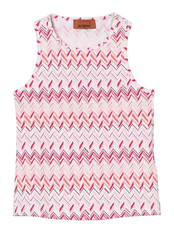 MISSONI: Tops & Débardeurs - Top - Multicolore