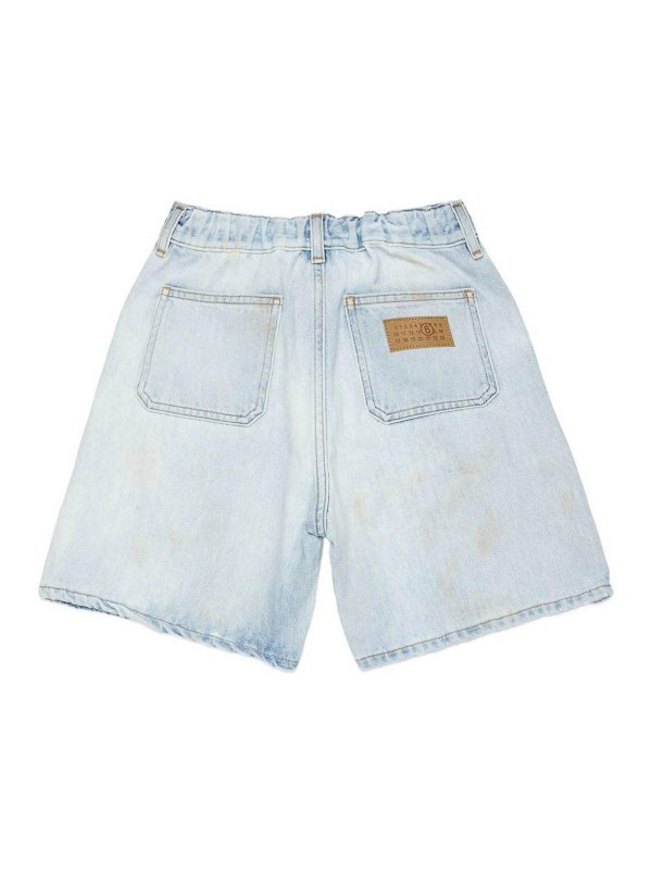 MM6 MAISON MARGIELA: トラウザーショーツ online - ショートパンツ - ブルー