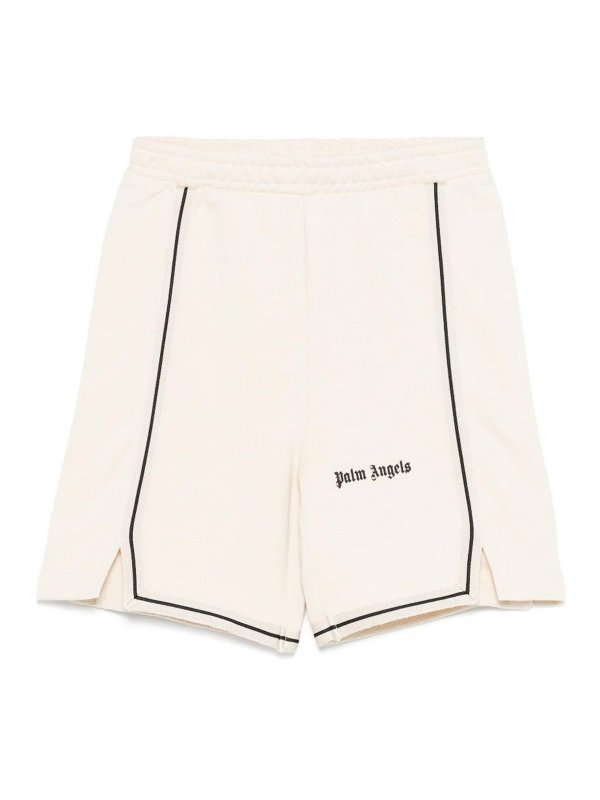 Palm Angels: pantaloni shorts - Bermuda Con Logo