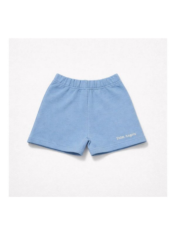 Palm Angels: トラウザーショーツ - ショートパンツ - ブルー