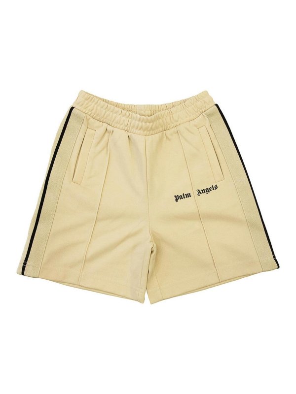 Palm Angels: pantaloni shorts - Bermuda Con Logo