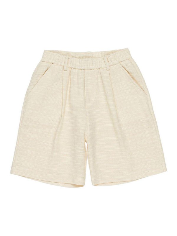 Paolo Pecora: pantaloni shorts - Bermuda Beige