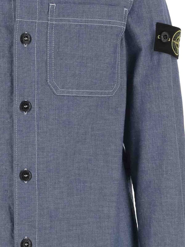 Stone Island Junior: Hemden online - Hemd - Blau