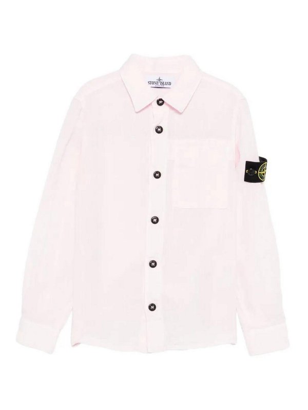 Stone Island Junior: シャツ - シャツ - ヌードカラー