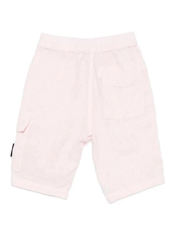 Stone Island Junior: トラウザーショーツ online - ショートパンツ - ヌードカラー