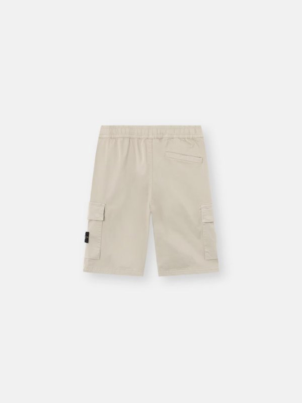 Stone Island Junior: トラウザーショーツ online - ショートパンツ - グレー