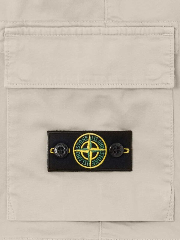 The Best Shops Stone Island Junior: トラウザーショーツ - ショートパンツ - グレー