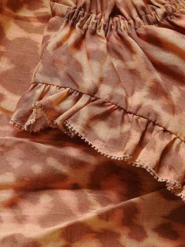 膝丈ドレス - オレンジ shop online: ZIMMERMANN