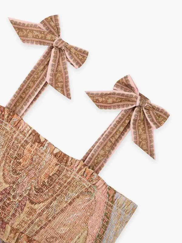 The Best Shops ZIMMERMANN: ニーレングスドレス - 膝丈ドレス - ベージュ
