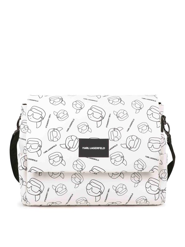 KARL LAGERFELD: ショルダーバッグ - ショルダーバッグ - ベージュ