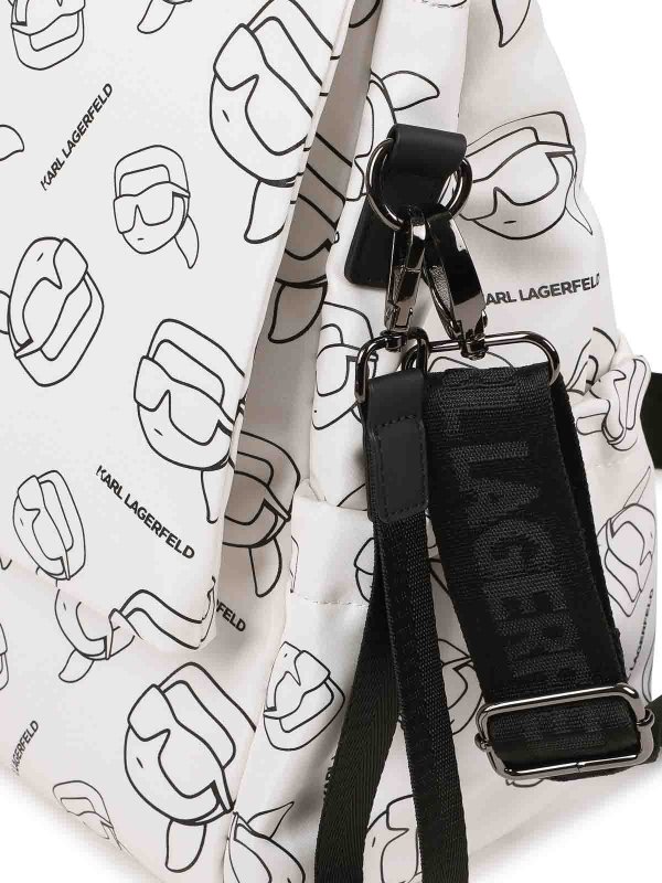 ショルダーバッグ - ベージュ shop online: KARL LAGERFELD
