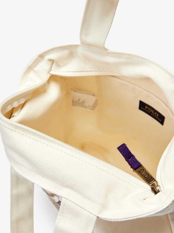トートバッグ - クリーム shop online: RALPH LAUREN