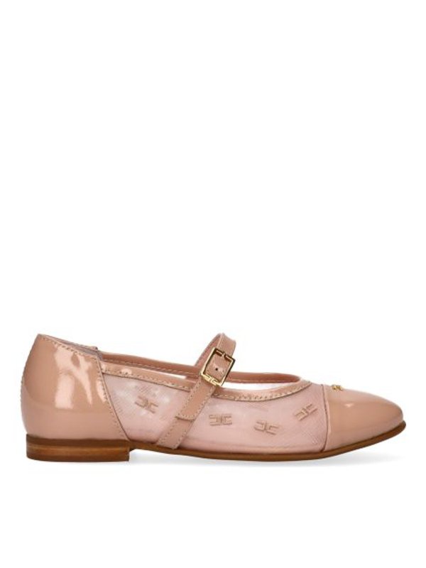 フラットシューズ - ベージュ shop online: ELISABETTA FRANCHI