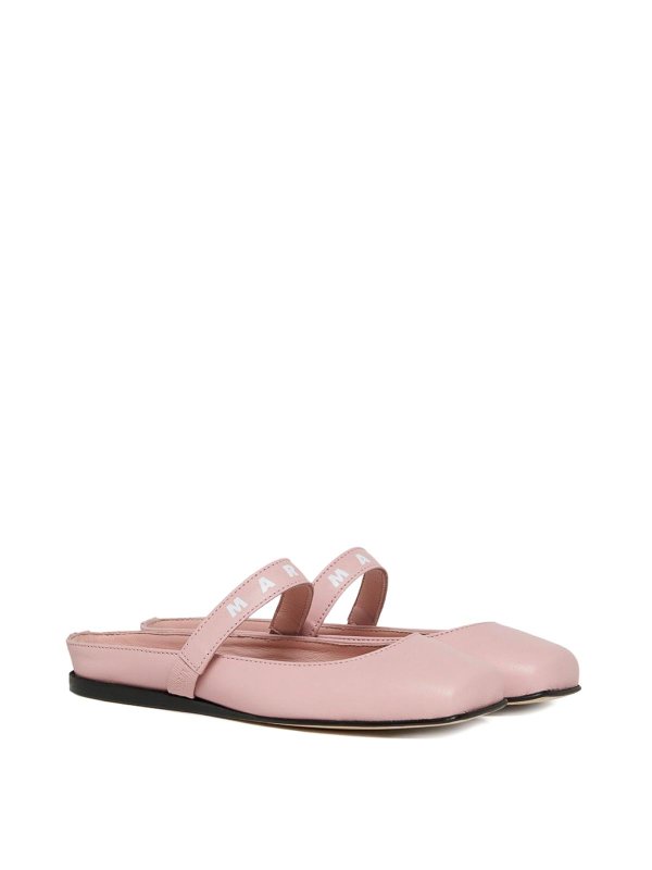Marni: ballerine - Ballerine Con Logo