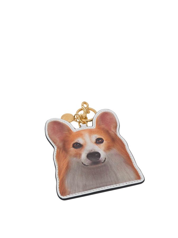 MOSCHINO: key holders online - Dog Keychain