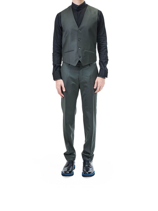 KARL LAGERFELD: Chalecos  online - Chaleco - Verde Oscuro