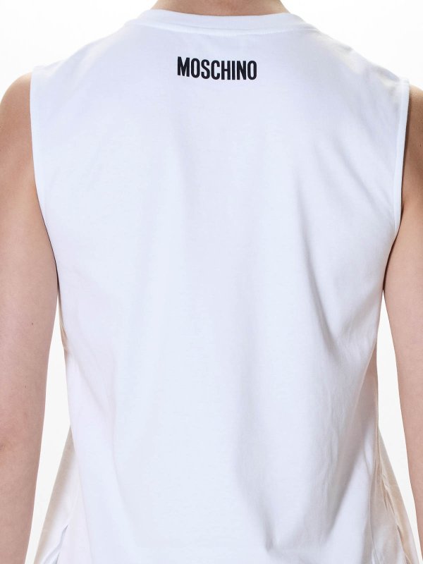 MOSCHINO buy online 膝丈ドレス - 白