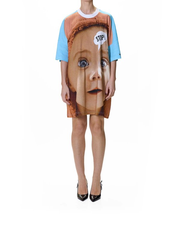 MOSCHINO: knee length dresses online - Abito Stop