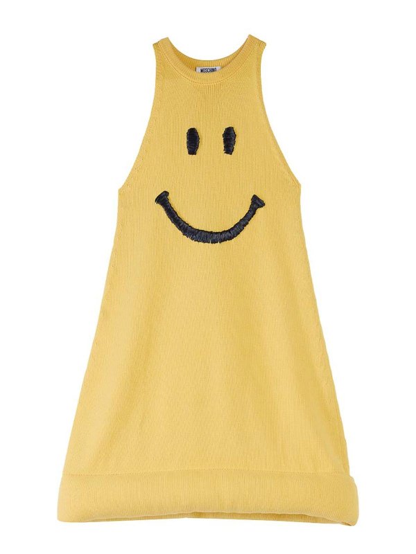 MOSCHINO: Robes courtes - Robe Courte - Jaune