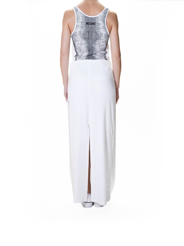 Midirock - Weiß shop online: MOSCHINO