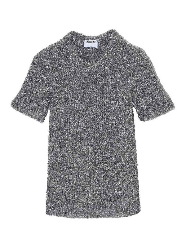 MOSCHINO: Camisas - Camisa - Plata