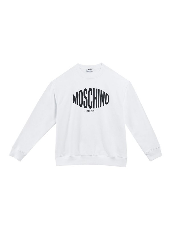 MOSCHINO: スウェット＆セーター - スウェットシャツ/セーター - 白