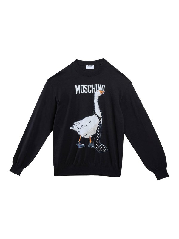MOSCHINO: Sweatshirts & Sweaters - Goose sweater