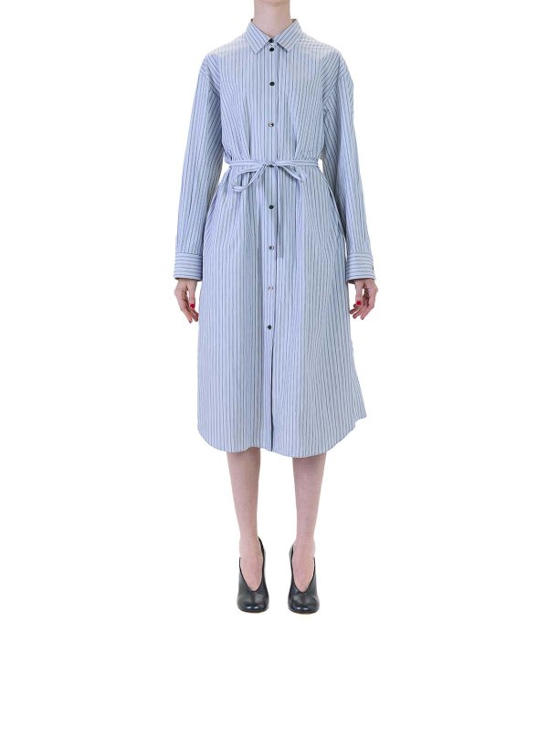 PAUL SMITH: knee length dresses online - Chemisier Righe