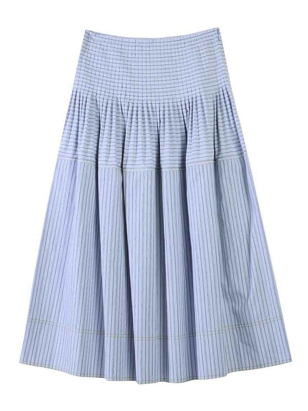 PAUL SMITH: Jupes midi et au genou - Jupe Midi - Bleu Clair