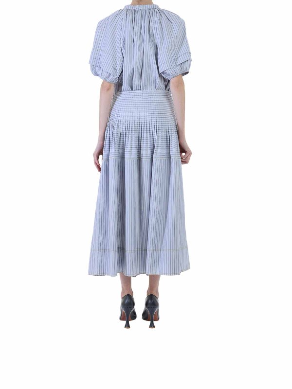 Jupe Midi - Bleu Clair shop online: PAUL SMITH