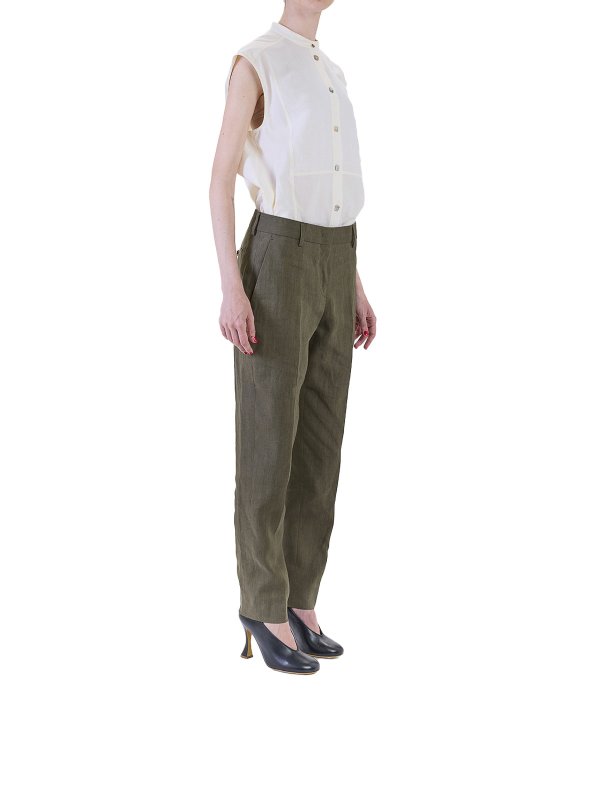 The Best Shops PAUL SMITH: Pantaloni sartoriali - Pantalone Pinces Lino